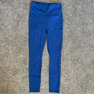 Fabletics Motion 365 Royal Blue Leggings Full Length 25” Women’s Size XXS Gym